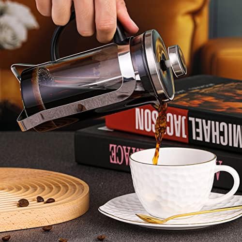 Classic borosilicate glass coffee and tea press — photo 4