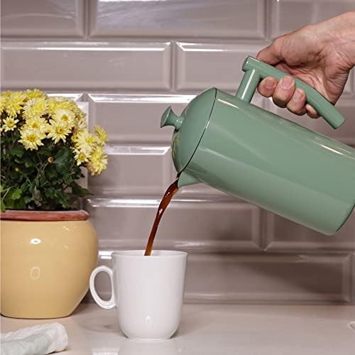 Dilly Bean Green Stainless Steel 34oz Press — photo 3