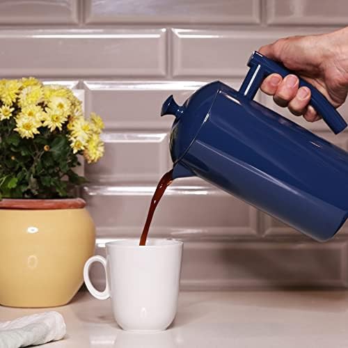 Navy Blue Insulated Stainless Steel 34oz Press — photo 3