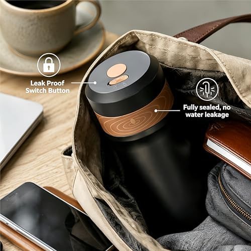 Portable Stainless Steel Travel Coffee Mug Press — photo 5