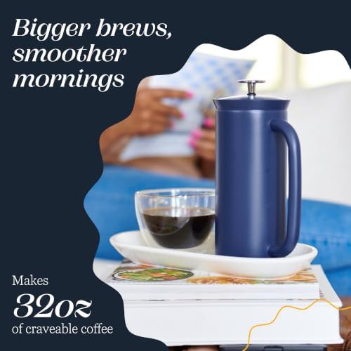 Aegean blue P7 French press 18oz — photo 4