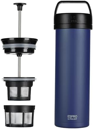 Aegean blue Go P0 travel coffee maker