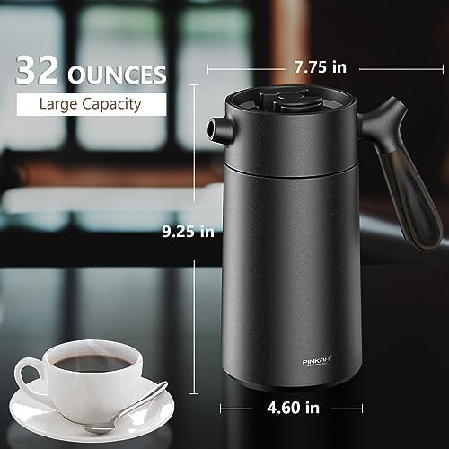 Matte Black Double Walled Insulated Press — photo 3