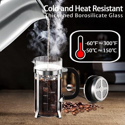 Copper 12oz stainless steel French press — photo 3