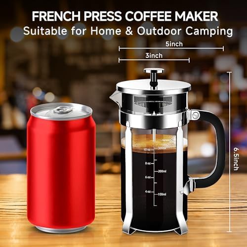 Copper 12oz stainless steel French press — photo 4