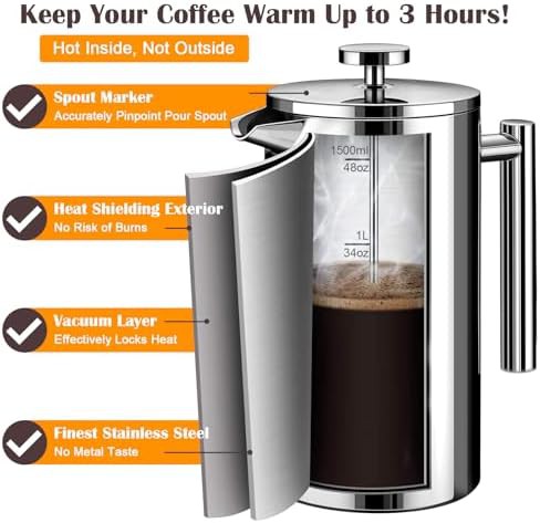 Double Insulated Stainless Steel Tea Maker — photo 3