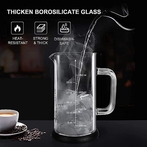 Standard 34oz borosilicate tea and coffee press — photo 3