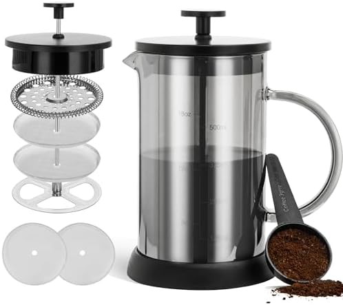 Grey 21oz camping cold brew coffee maker