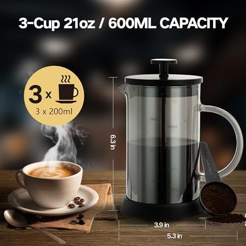 Grey 21oz camping cold brew coffee maker — photo 4