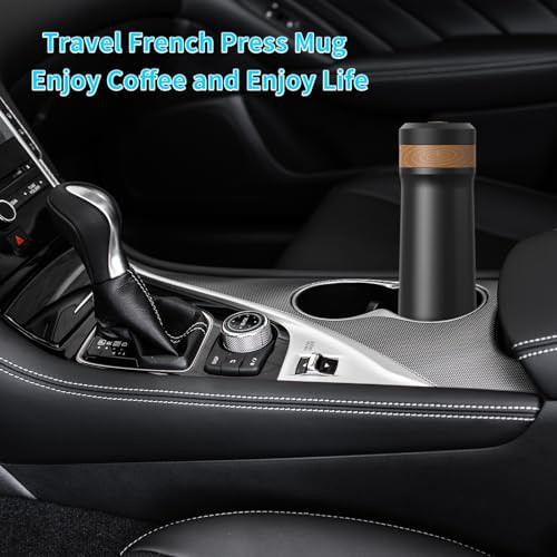 Portable vacuum insulated travel coffee press — photo 5