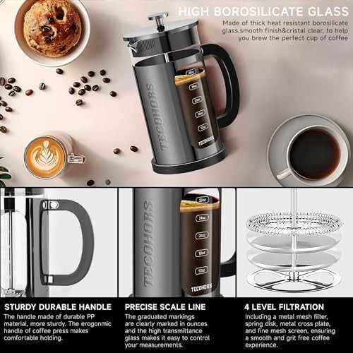 Bright Black Glass Tea and Coffee Press — photo 5