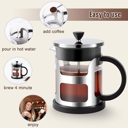 Portable glass cold brew coffee press — photo 4