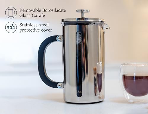 Classic Borosilicate Glass Coffee Maker 1000ml — photo 5
