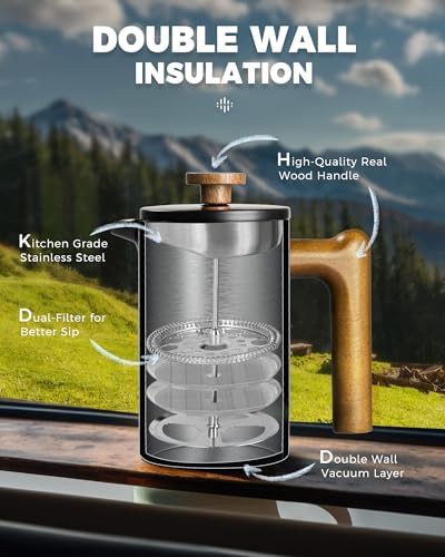 Black Camping Coffee Press 21 oz — photo 4