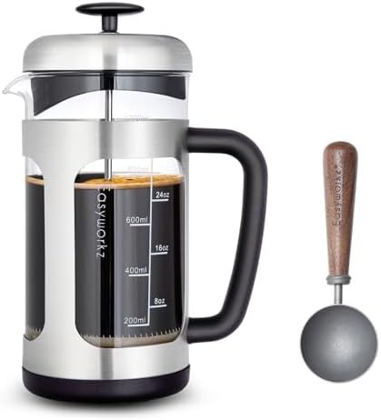 Easyworkz 34 oz french press vintage spoon