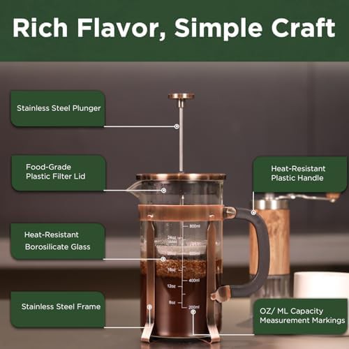 Large Borosilicate Glass Cold Brew Press — photo 3