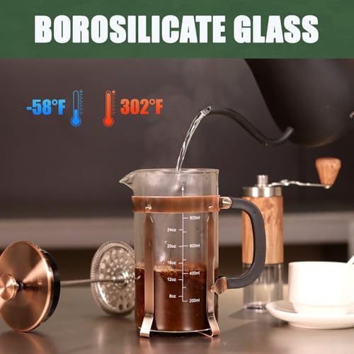 Large Borosilicate Glass Cold Brew Press — photo 5