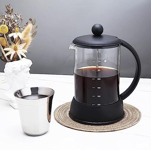 Eclipse 27 oz french press chrome stripe — photo 5