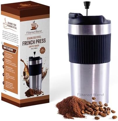 Filtered blend silver travel 15 oz mug