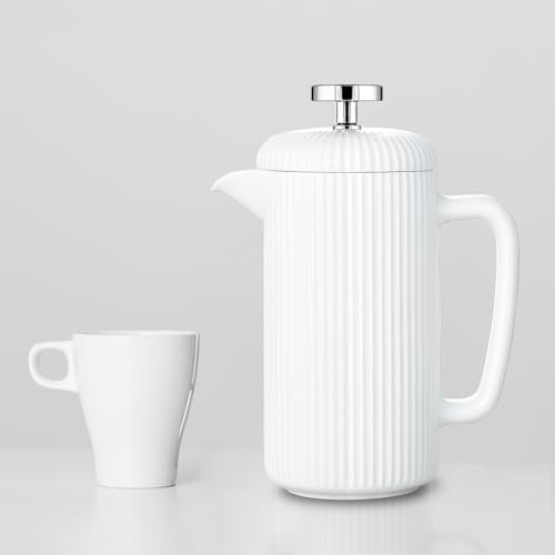 Porcelain 34 oz french press ivory — photo 4