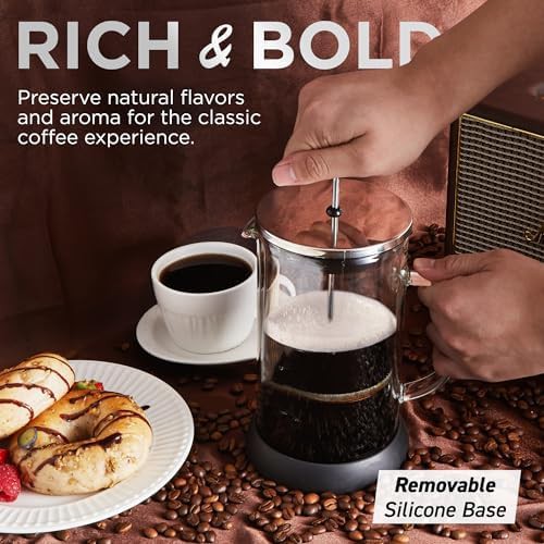 Double Wall Glass Carafe French Press — photo 5