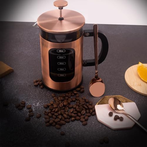 Candy sparkle stainless glass 34 oz french press — photo 3