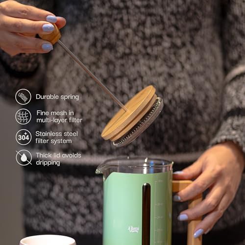 Mint Green Press with Bamboo Handle — photo 3