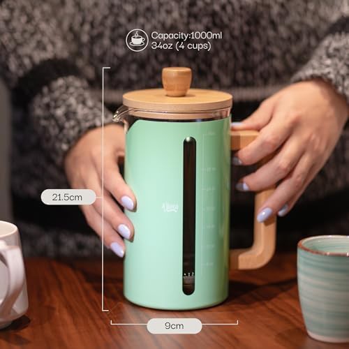 Mint Green Press with Bamboo Handle — photo 4