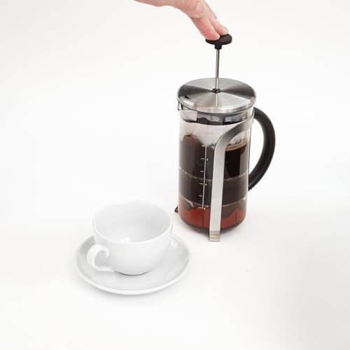 Glass French press with grounds catcher — photo 4