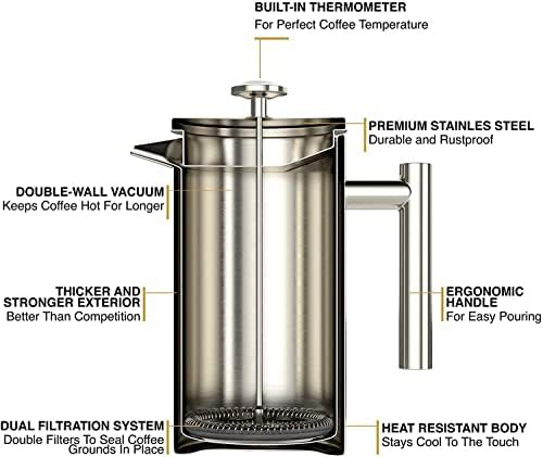 Coffee Press and Gooseneck Kettle Set — photo 3
