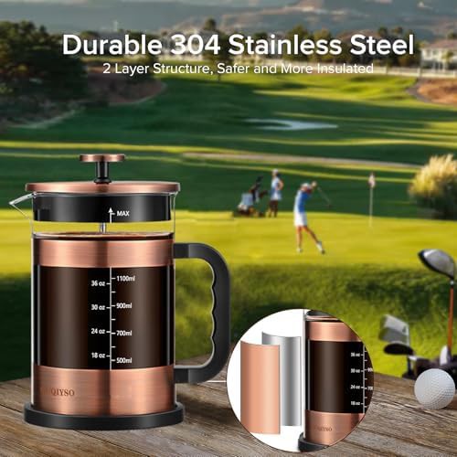 Large Thickened Glass Coffee Press 51 oz — photo 3