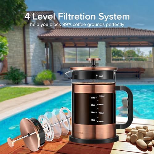Large Thickened Glass Coffee Press 51 oz — photo 5