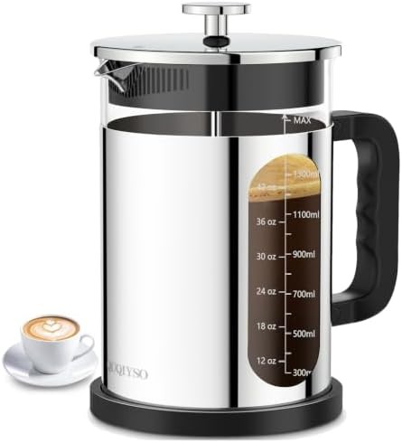 Stainless Steel Large French Press 51 oz