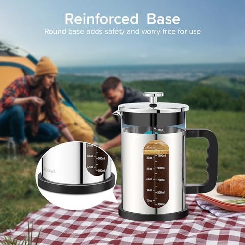 Stainless Steel Large French Press 51 oz — photo 4