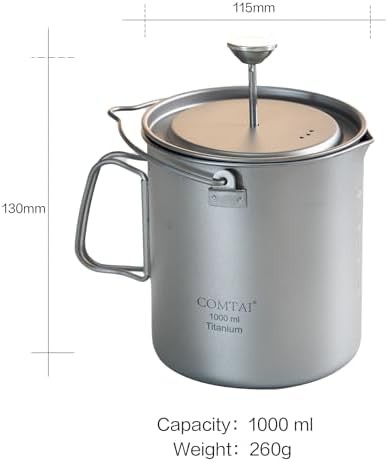 Titanium Backpacking and Hiking Coffee Pot — photo 2