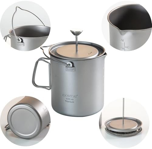 Titanium Backpacking and Hiking Coffee Pot — photo 3