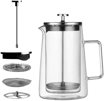 Double Wall Insulated Borosilicate Glass Press — photo 5