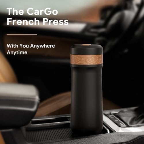 Portable Insulated Stainless Steel Travel Press — photo 3