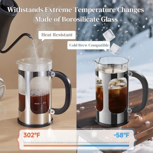 Veken stainless steel 34 oz coffee maker — photo 5