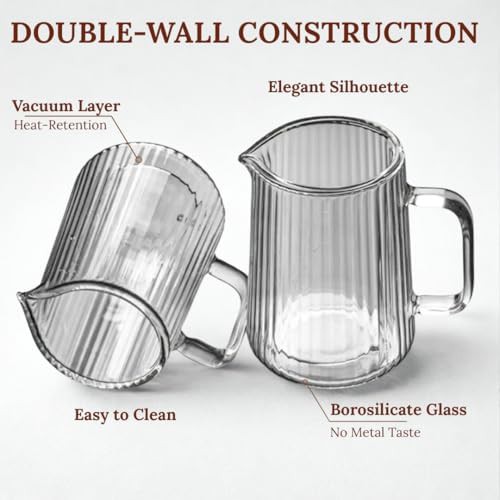 Ribbed borosilicate glass french press maker — photo 5