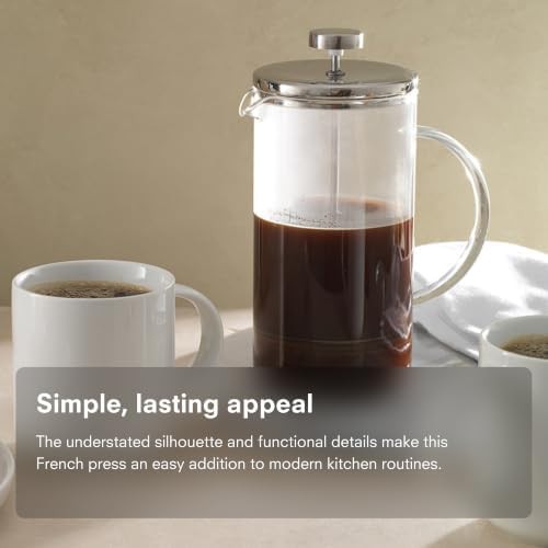 Modern Borosilicate Glass One Liter Press — photo 4
