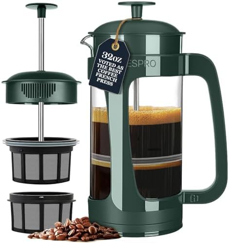 Green P3 French press 32oz