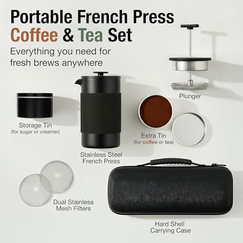 Insulated Travel French Press Gift Set — photo 3