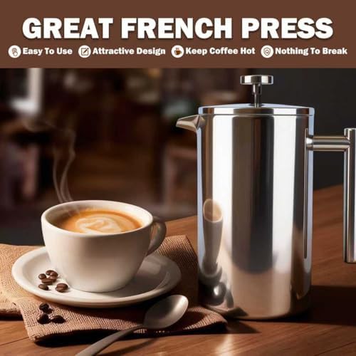 Extra large stainless steel double walled press — photo 5