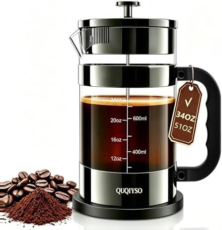 Thickened Glass Tea and Coffee Press