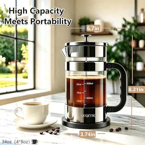 Thickened Glass Tea and Coffee Press — photo 5