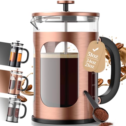 51oz Large French Press Coffee Maker