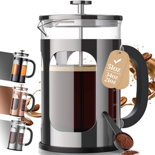 51oz Large French Press Coffee Maker